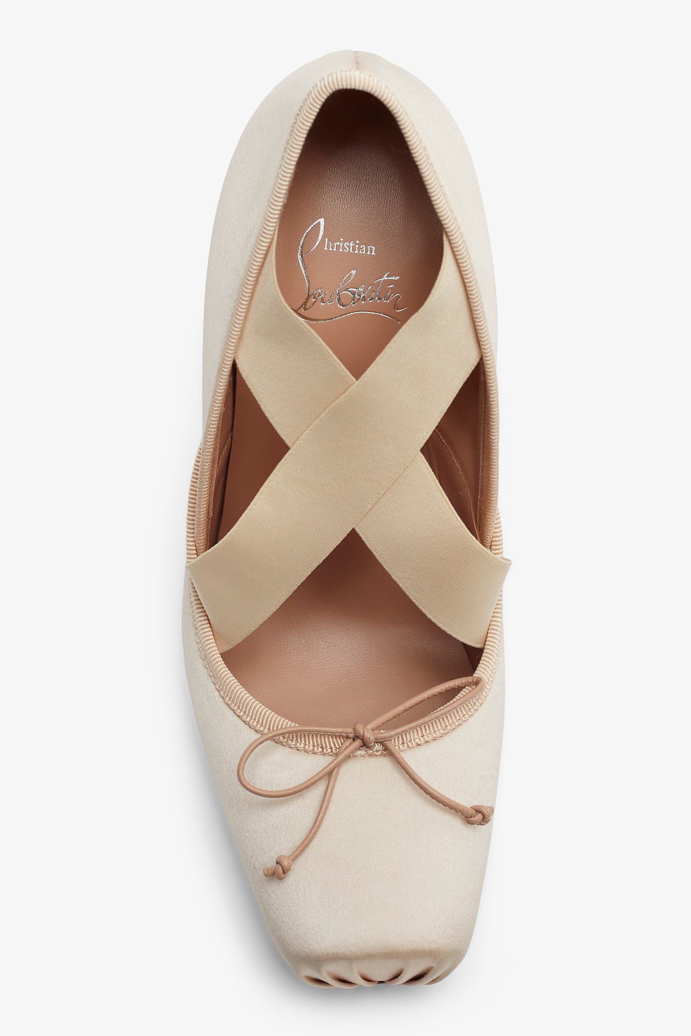 Cassiastic 100 blush satin pumps