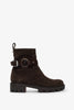 Dianouchette dark brown suede boots