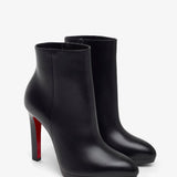 Fannylove 120 black leather ankle boots