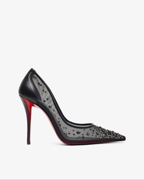 Christian Louboutin | Miss Z 100 black degrastrass pumps | Savannahs