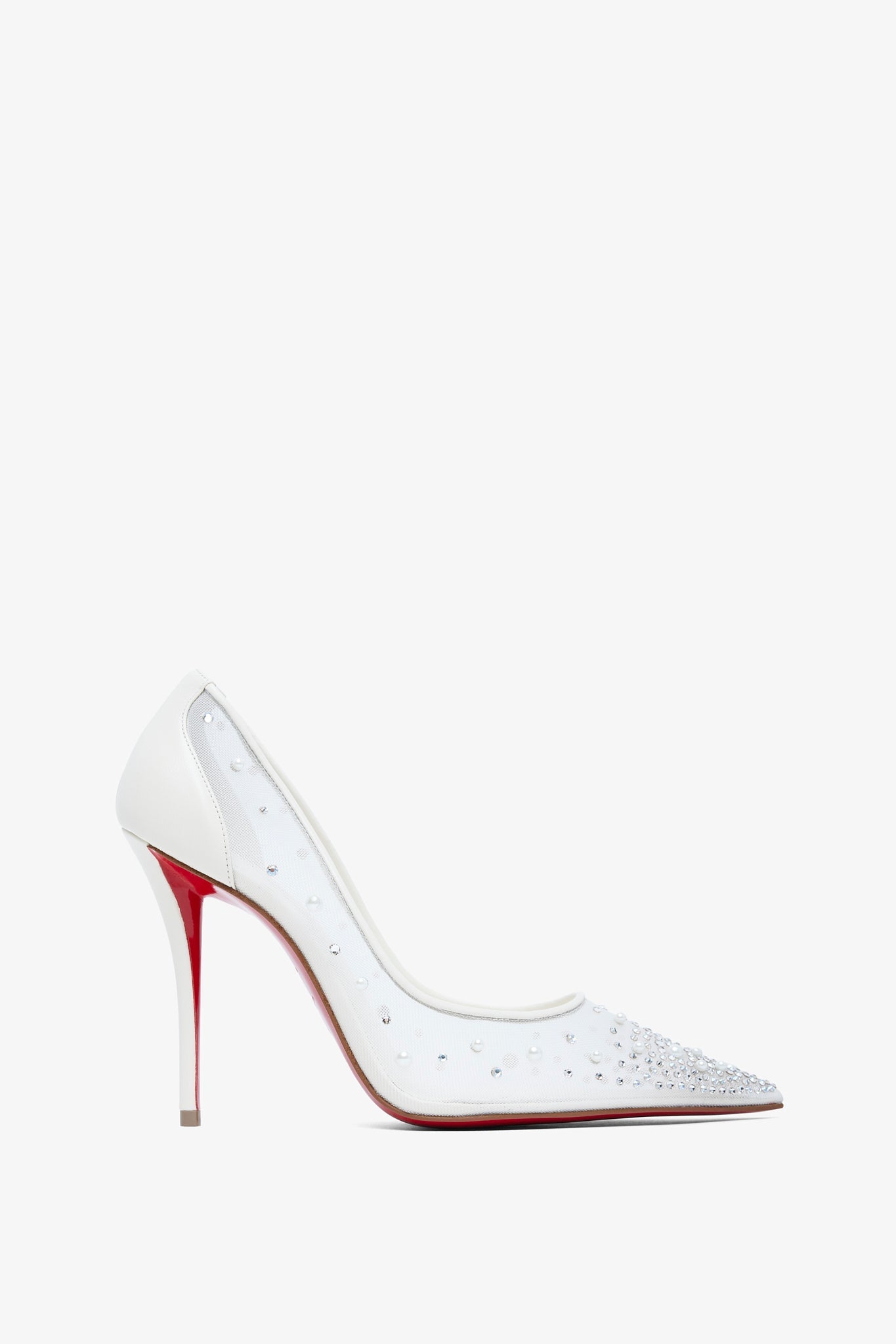 Miss Z 100 white degrastrass pumps