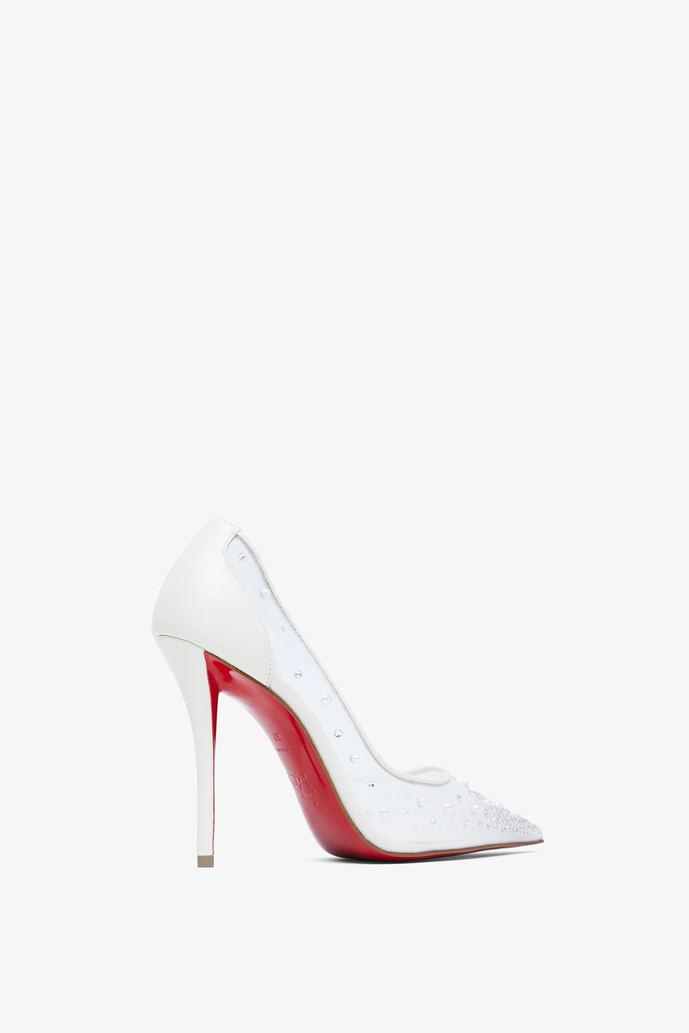 Miss Z 100 white degrastrass pumps