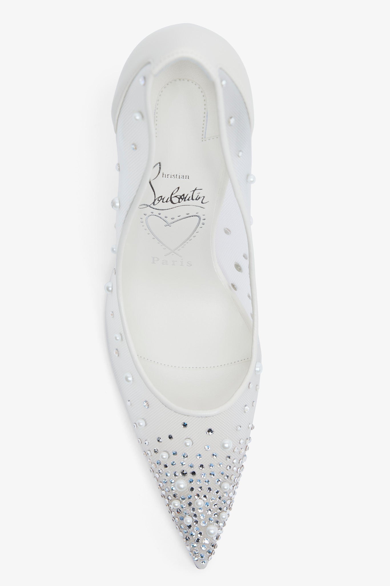 Miss Z 100 white degrastrass pumps