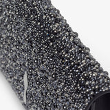Bettina black strass clutch