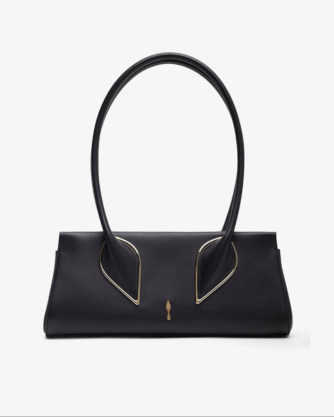 Christian Louboutin | Venus black baguette shoulder bag | Savannahs