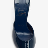 Me Dolly 100 Blue Patent Mules