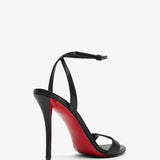 Miss Z 100 Black Leather Sandals