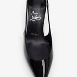 Miss Z 60 Black Patent Slingback Pumps