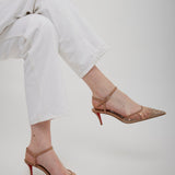 Miss Z 60 Riviera Beige Strass Pumps