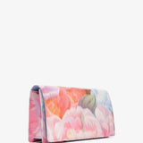 Bettina Flower Satin Clutch