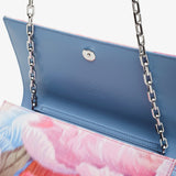 Bettina Flower Satin Clutch