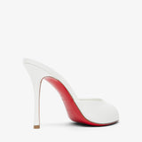 Me Dolly 100 White Patent Mules