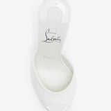 Me Dolly 100 White Patent Mules