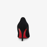 Miss Z 80 black suede pumps