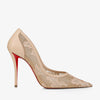 Christian Louboutin Miss Z mesh 100 light blush pumps
