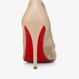 Miss Z mesh 100 light blush pumps