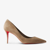 Miss Z 80 grey suede pumps