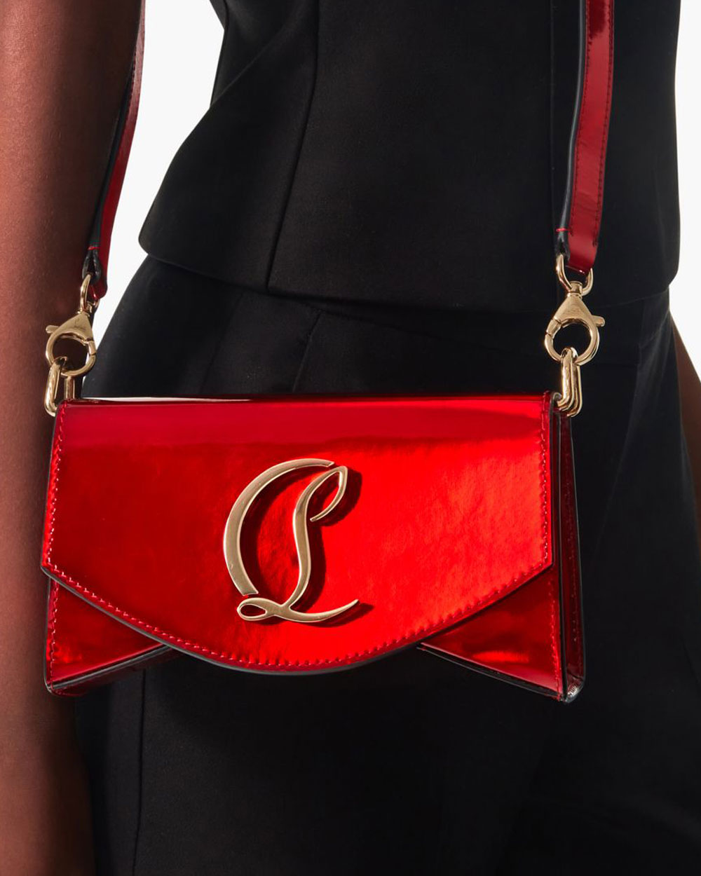 Christian Louboutin | Loubi54 small red patent crossbody bag