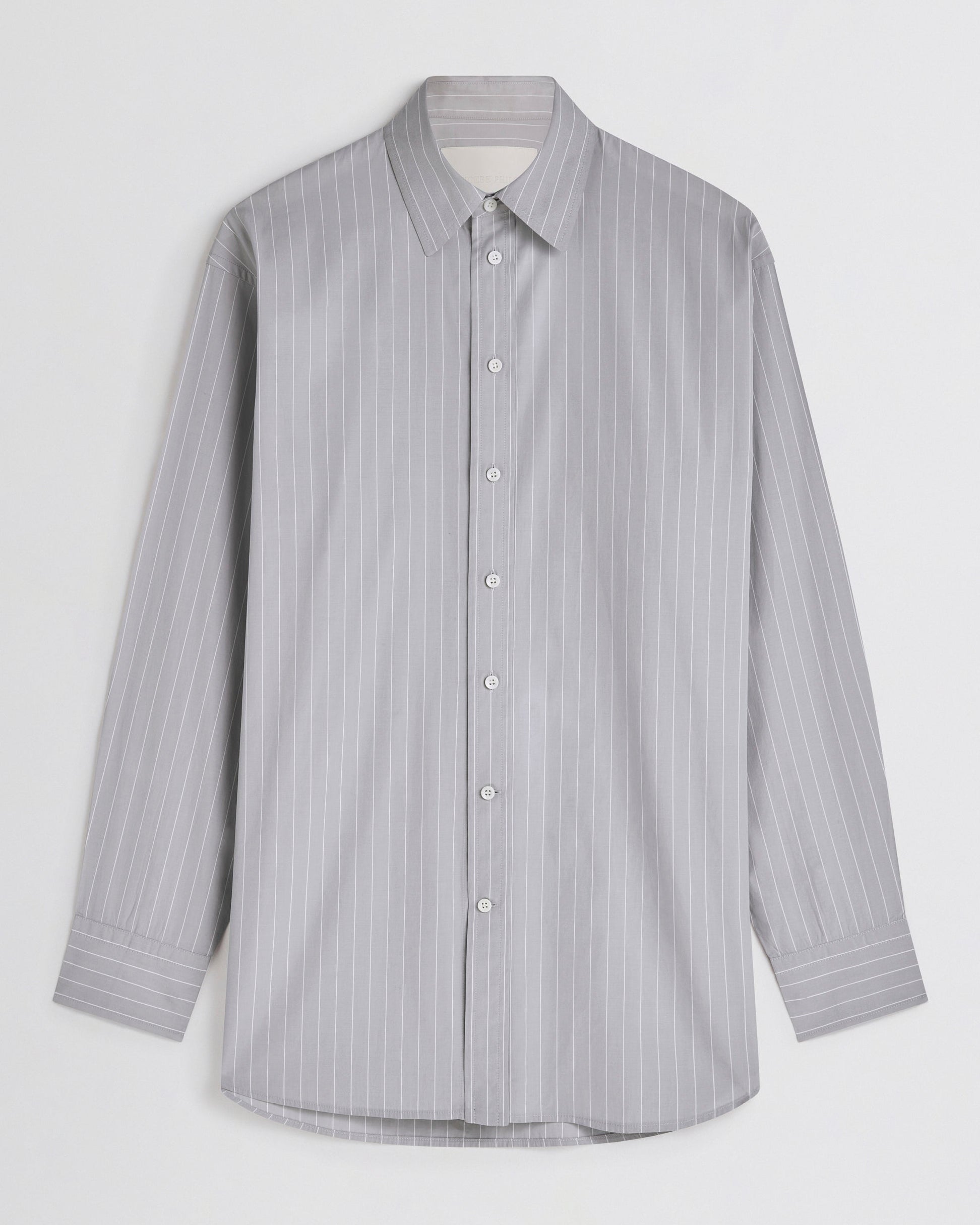 Phoebe Philo Men's shirt soft grey cotton