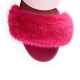 Paris pink mink sandals