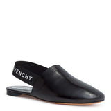 Rivington black sling-back flats