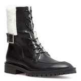 Aviator shearling ankle boots