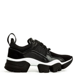 Jaw black and white low sneakers