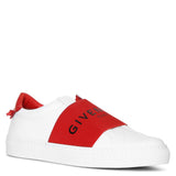 Urban street red logo sneakers