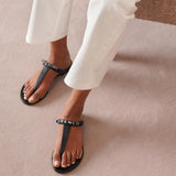 Elba flat thong sandals