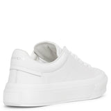 City court white leather sneakers