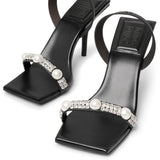 Slingback sandal 90 black sandals