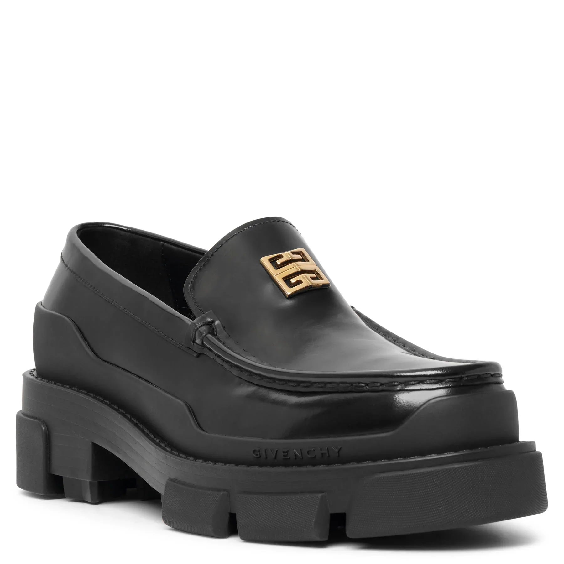 GIVENCHY ブラック ローファー テラモカシン　BH201RH1EB001 Givenchy | Terra black leather loafer | Savannahs