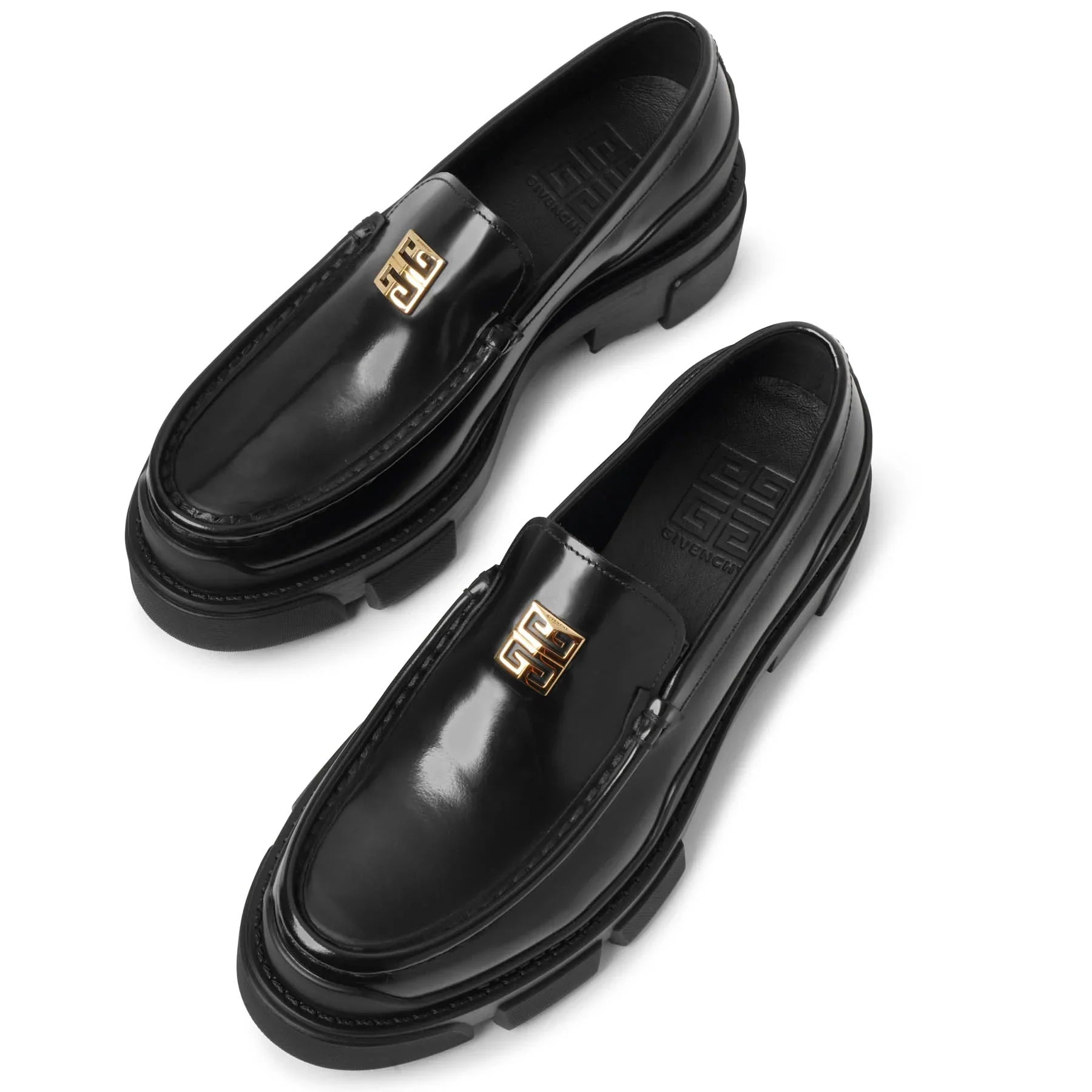 【美品！！】GIVENCHY TERRA LOAFERS ブラック サイズ37 Givenchy | Terra black leather loafer | Savannahs