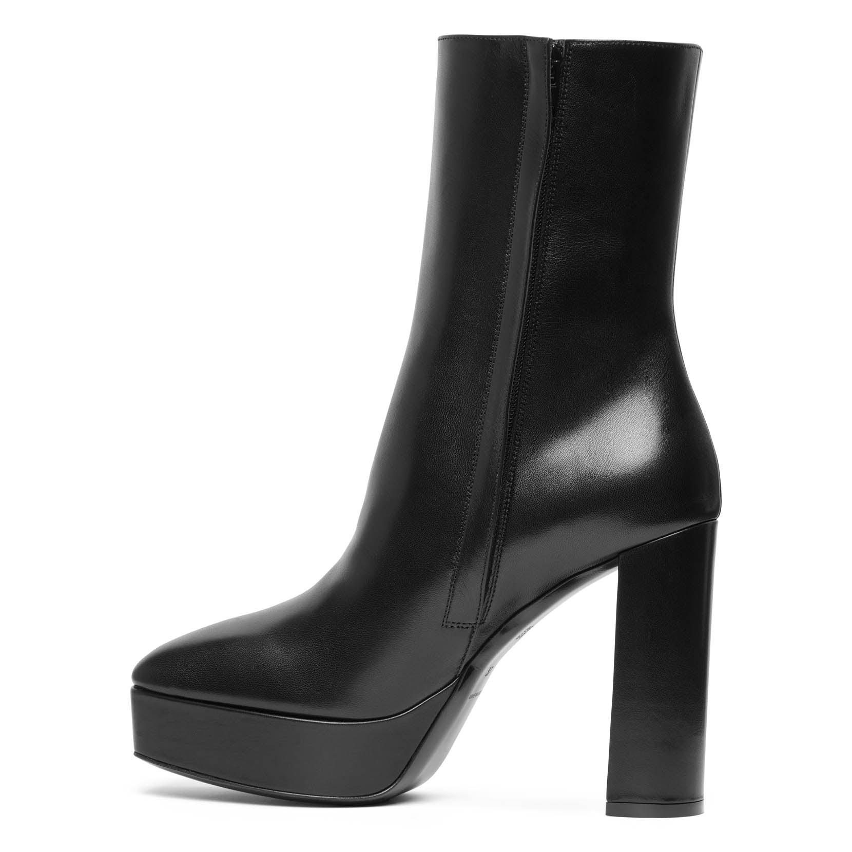 Shop Givenchy G Lock Black Platform Ankle Boots