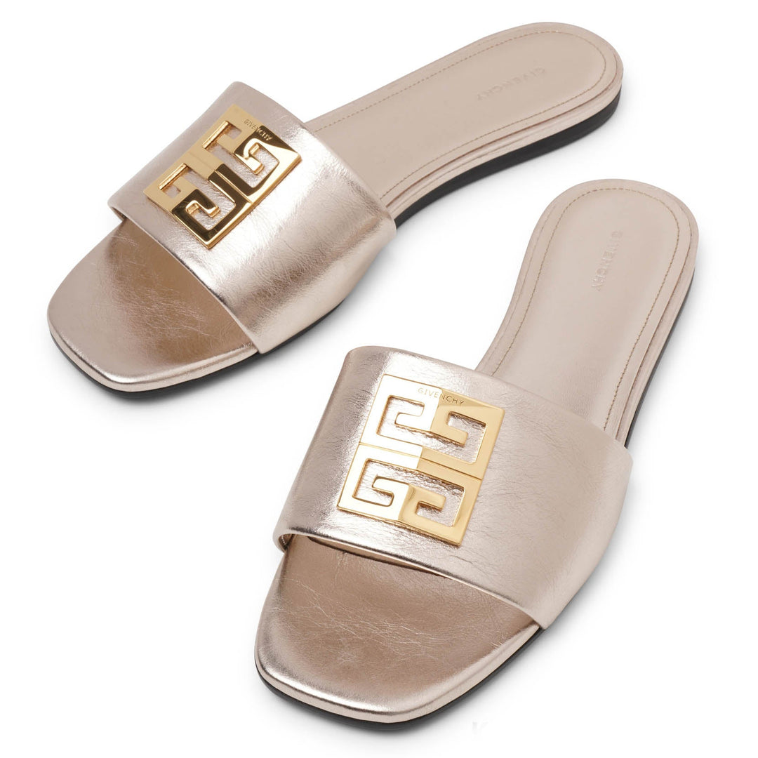 Givenchy | 4G gold leather flats | Savannahs