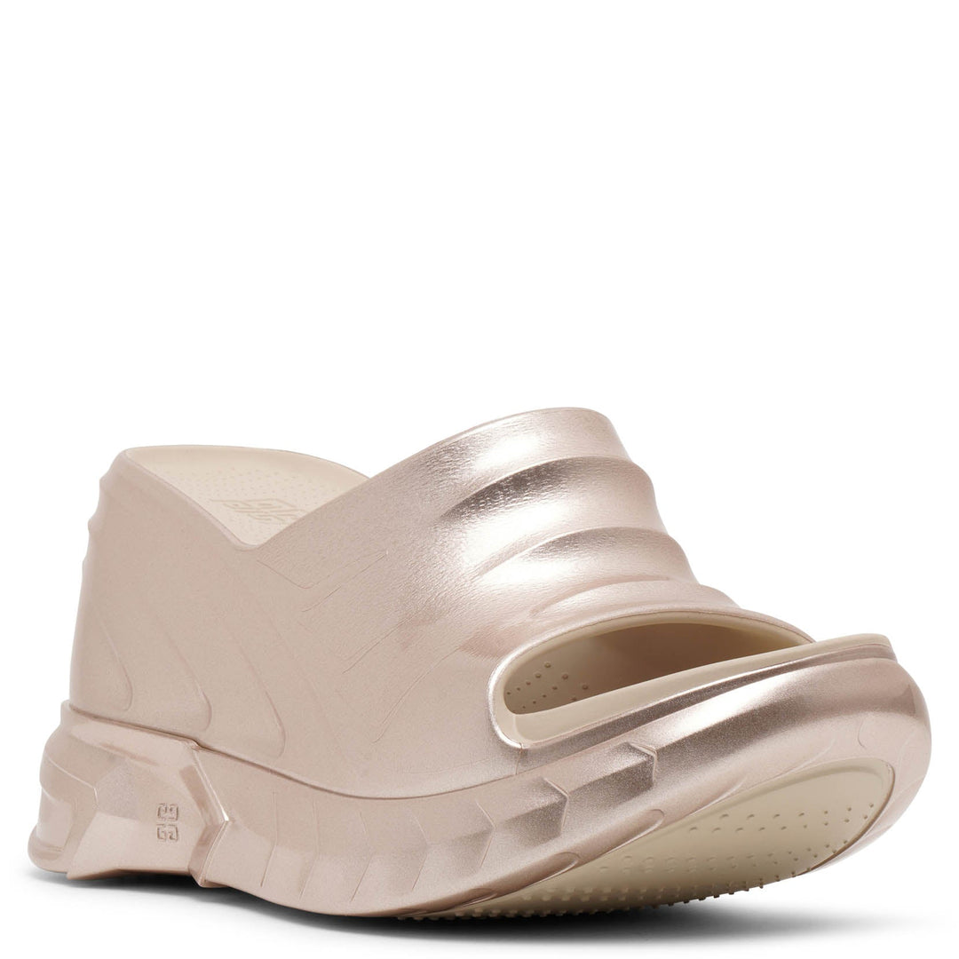 Givenchy | Marshmallow dusty gold wedges | Savannahs display picture 2