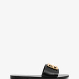 4G black flat slides