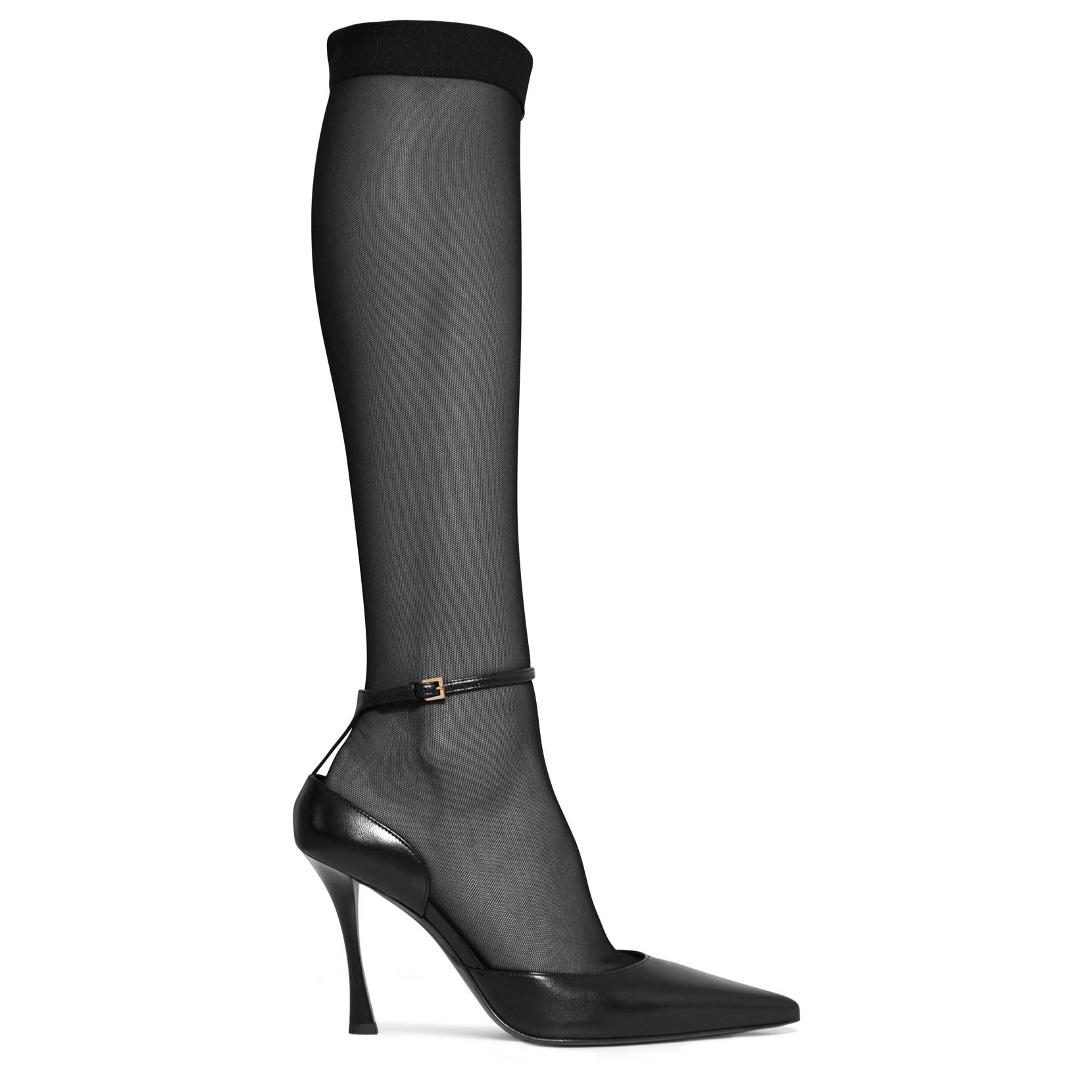 Shop Givenchy Show 95 Black Stocking Pumps