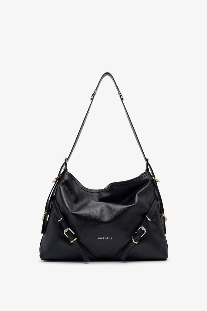 【関税&送料込】Givenchy Black Velvet Voyou Party Shoulder B Pre Owned Givenchy Black Voyou Party Velvet Shoulder Bag