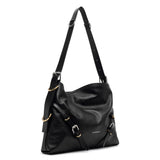 Voyou medium black shoulder bag