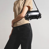 Voyou black shoulder bag