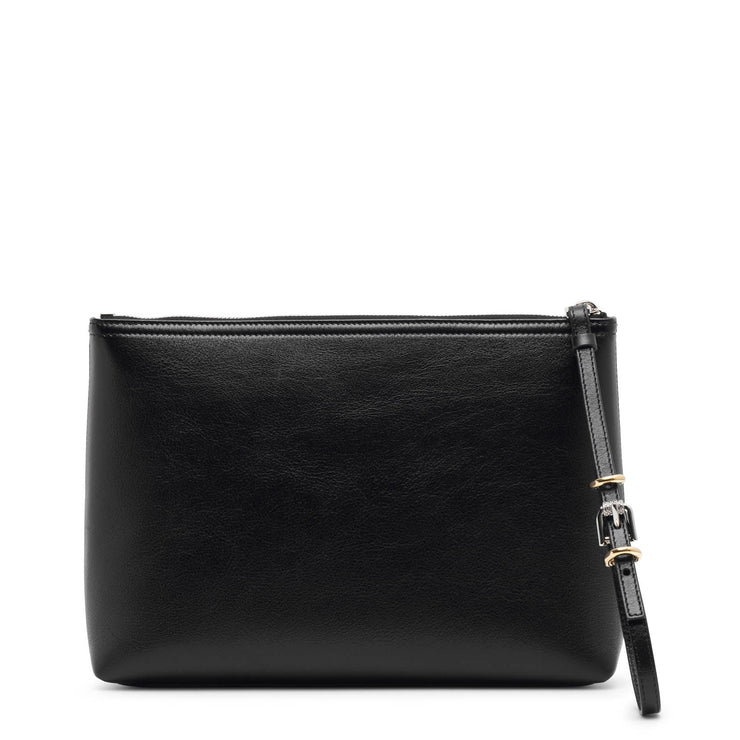 Givenchy Travel Zip Top Pouch in Raffia with Wristlet | Neiman Marcus
