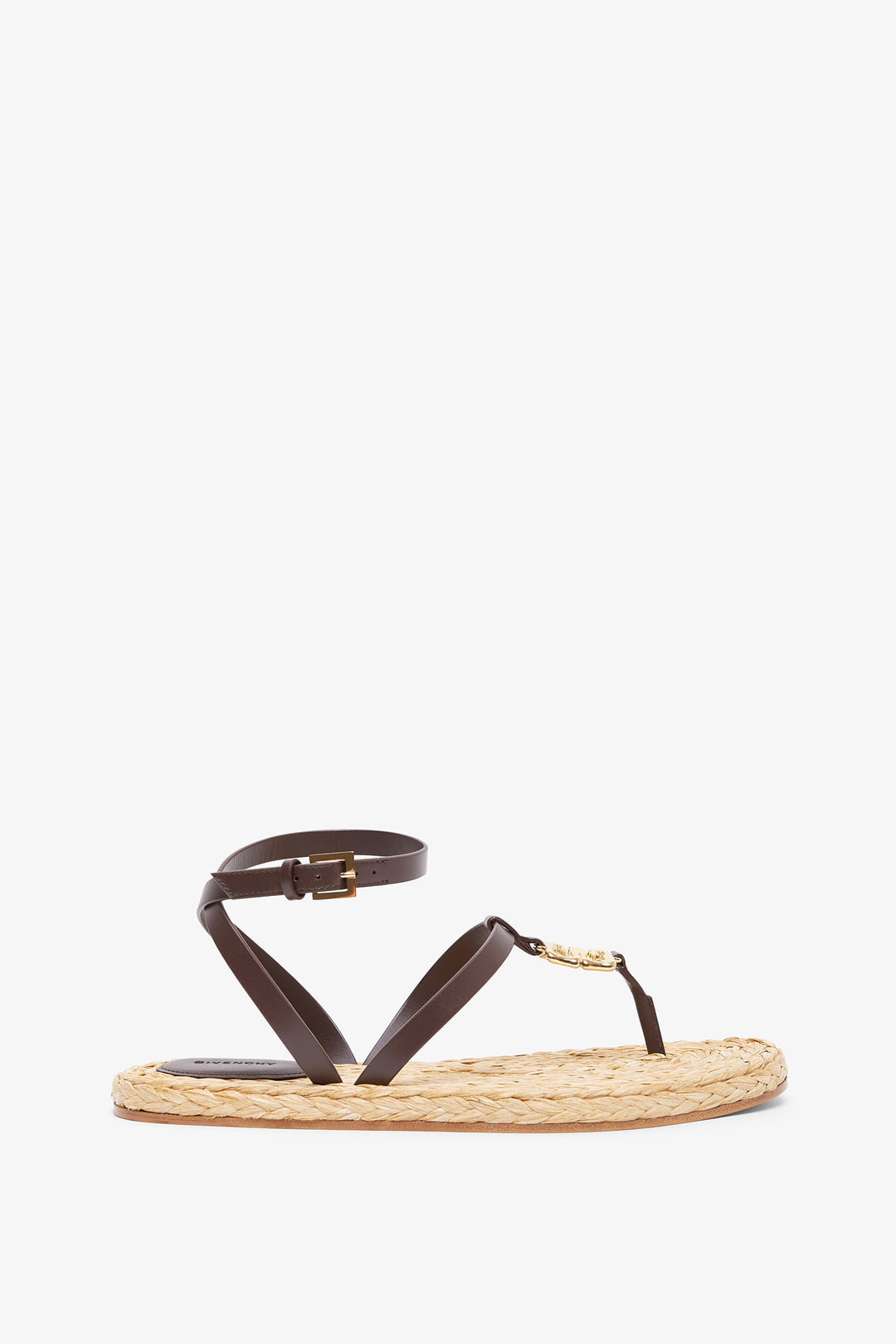 【関税&送料込】Givenchy 4G Liquid Sandals 4G Liquid heeled sandals in leather in - black/golden
