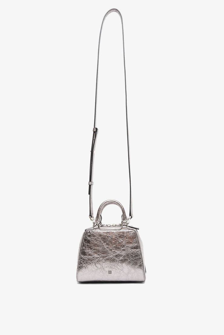 Antigona Cube nano silver bag