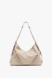 Voyou beige shoulder bag