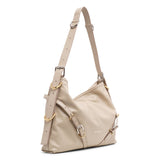 Voyou beige shoulder bag