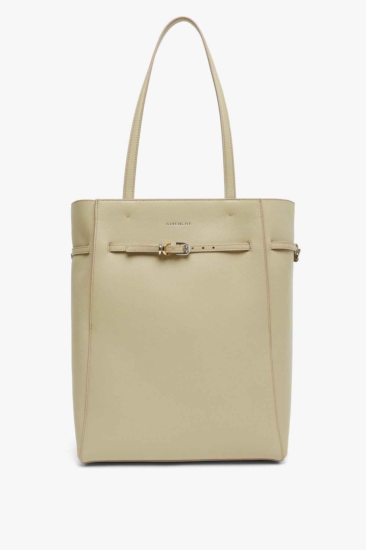 Shop Givenchy Voyou North-south Medium Beige Tote Bag