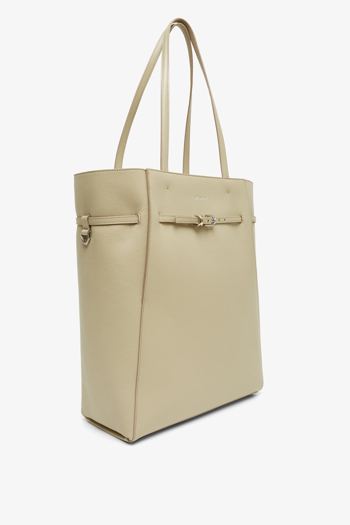 Shop Givenchy Voyou North-south Medium Beige Tote Bag