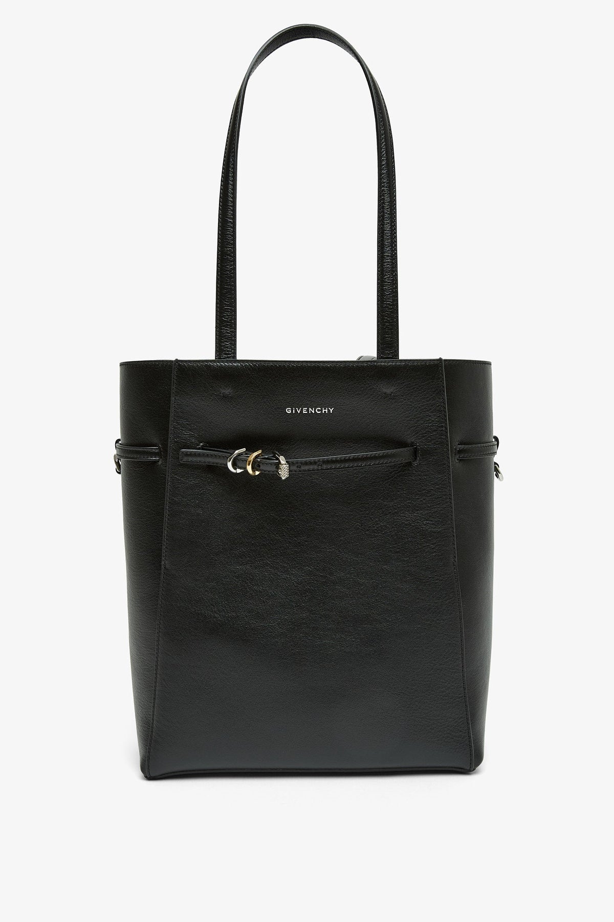 Shop Givenchy Voyou North-south Medium Black Tote Bag