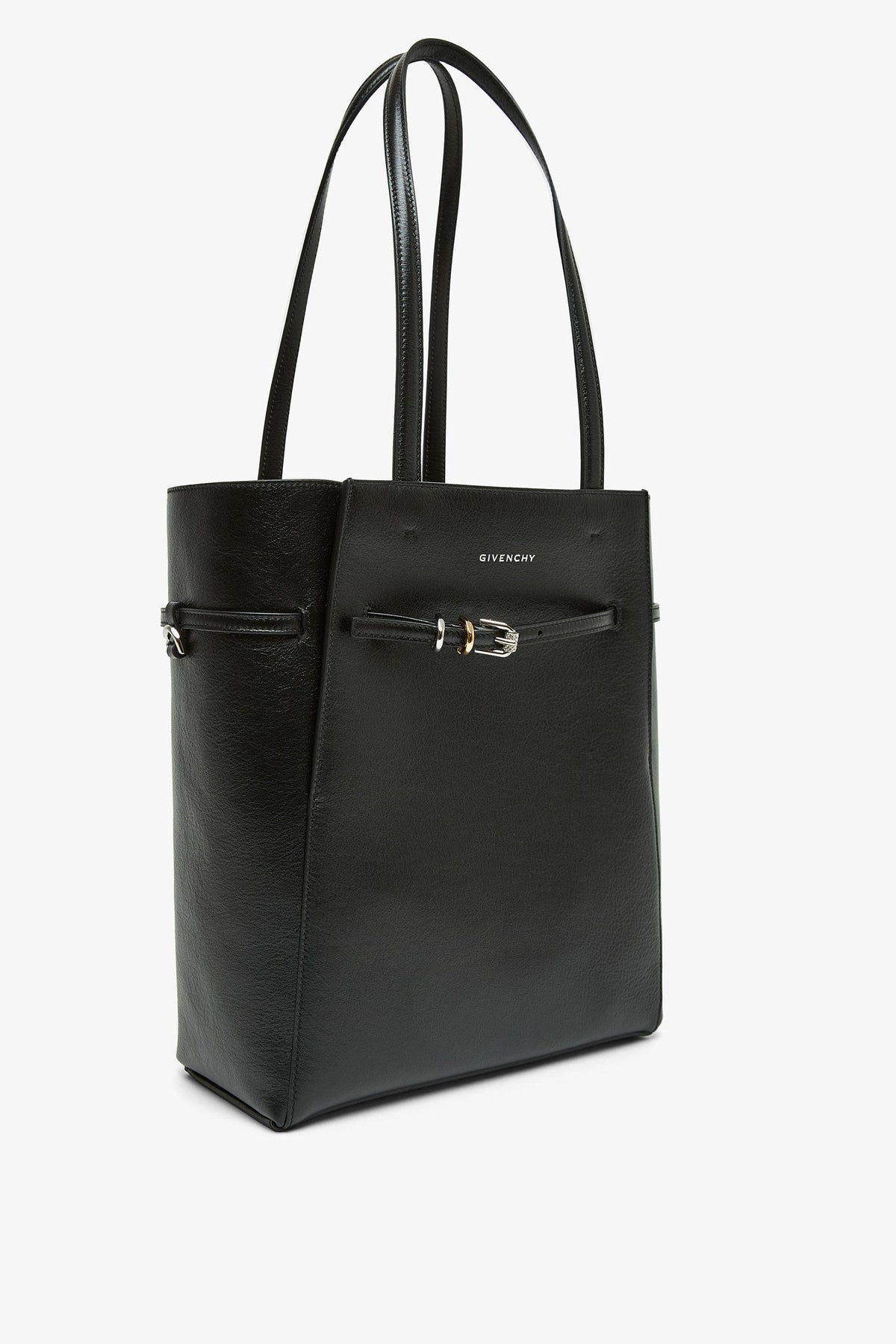 Shop Givenchy Voyou North-south Medium Black Tote Bag